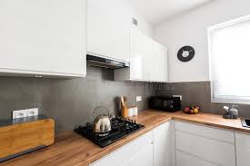 Empty Kitchen with Appliance Cleaning